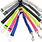 A set of Sweetest Paw Adjustable Dog Seat Belt Dog Car Seatbelt Harness Leads Elastic Reflective Safety Rope in different colors.