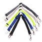 A set of Sweetest Paw Adjustable Dog Seat Belts Dog Car Seatbelt Harness Leads Elastic Reflective Safety Ropes in different colors.